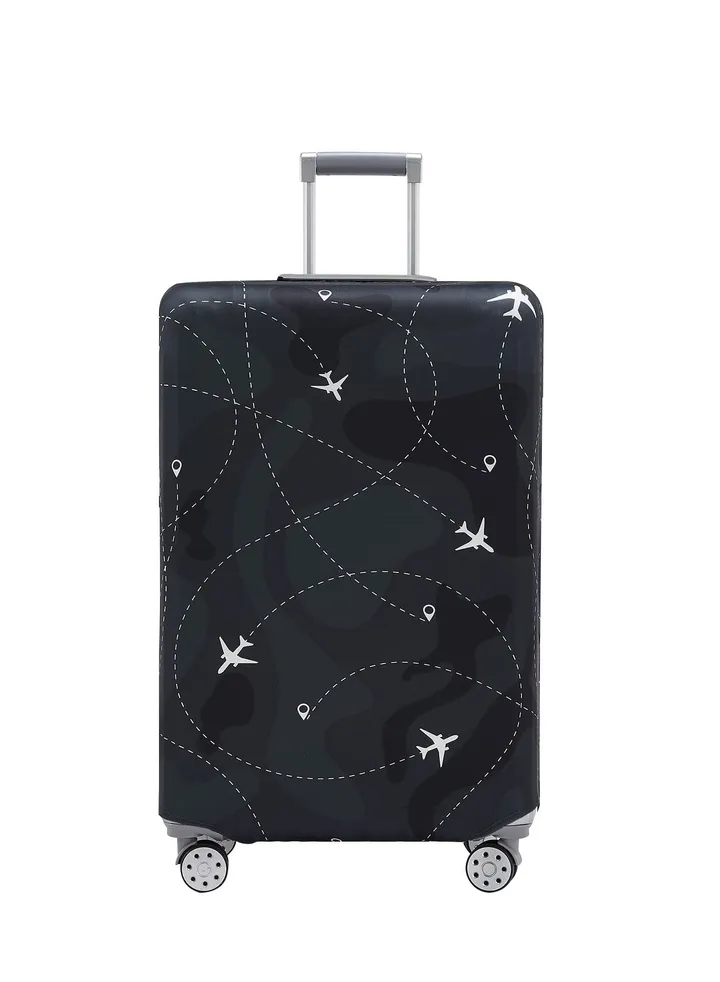Luggage Cover Washable Suitcase Cover Suitcase Protector Anti-scratch Suitcase cover Fits 18-32 Inch Luggage(M for 22-25 Inch Luggage)