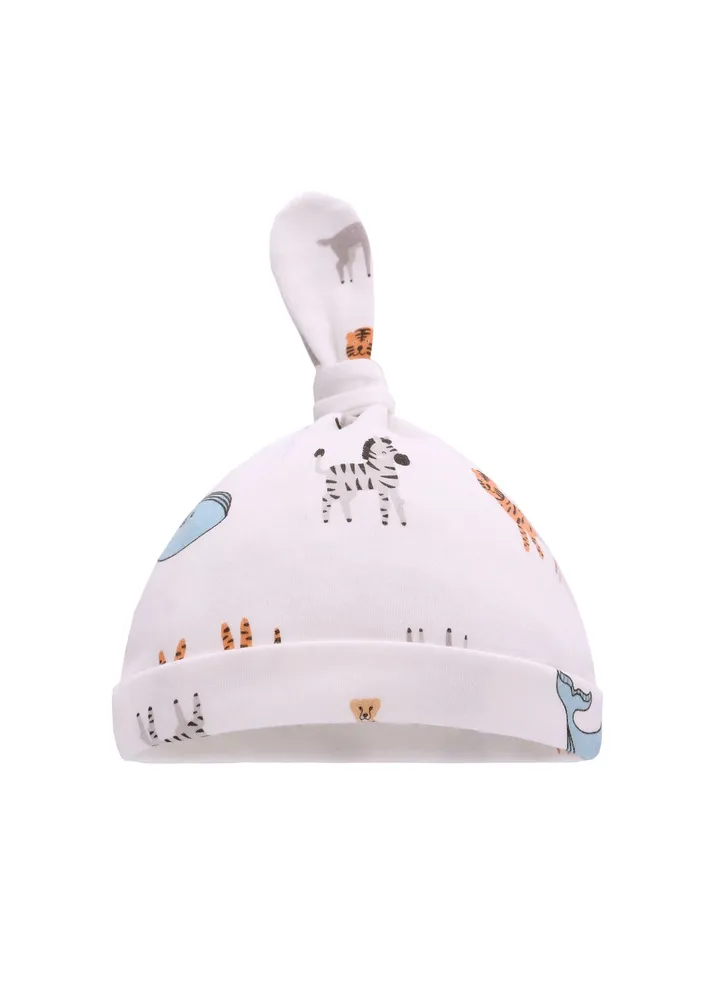 Suitable For 0-6 Month Baby Soft Breathable Tire Cap
