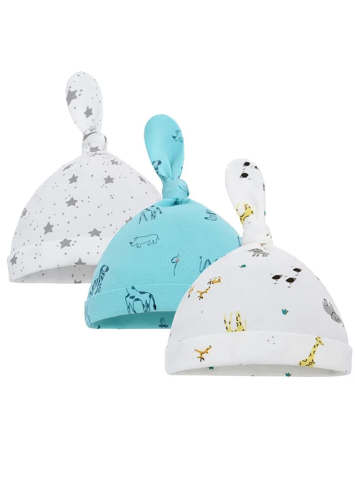 Suitable For 0-1 Year Old Newborn Hat Three-piece Set