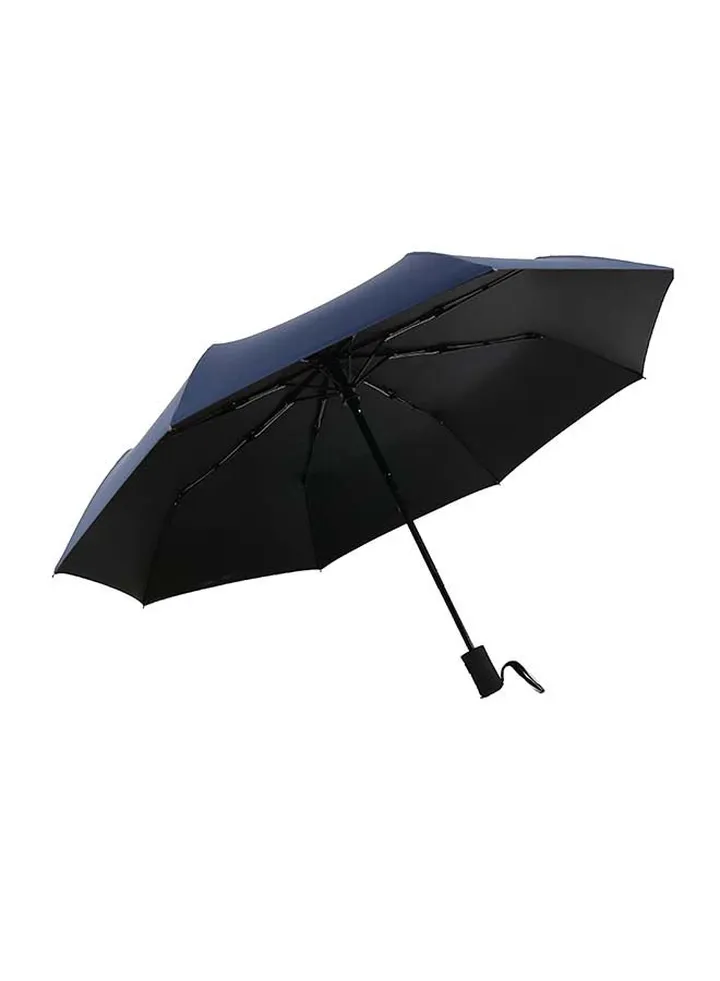 Steel Waterproof Folding Umberella Black