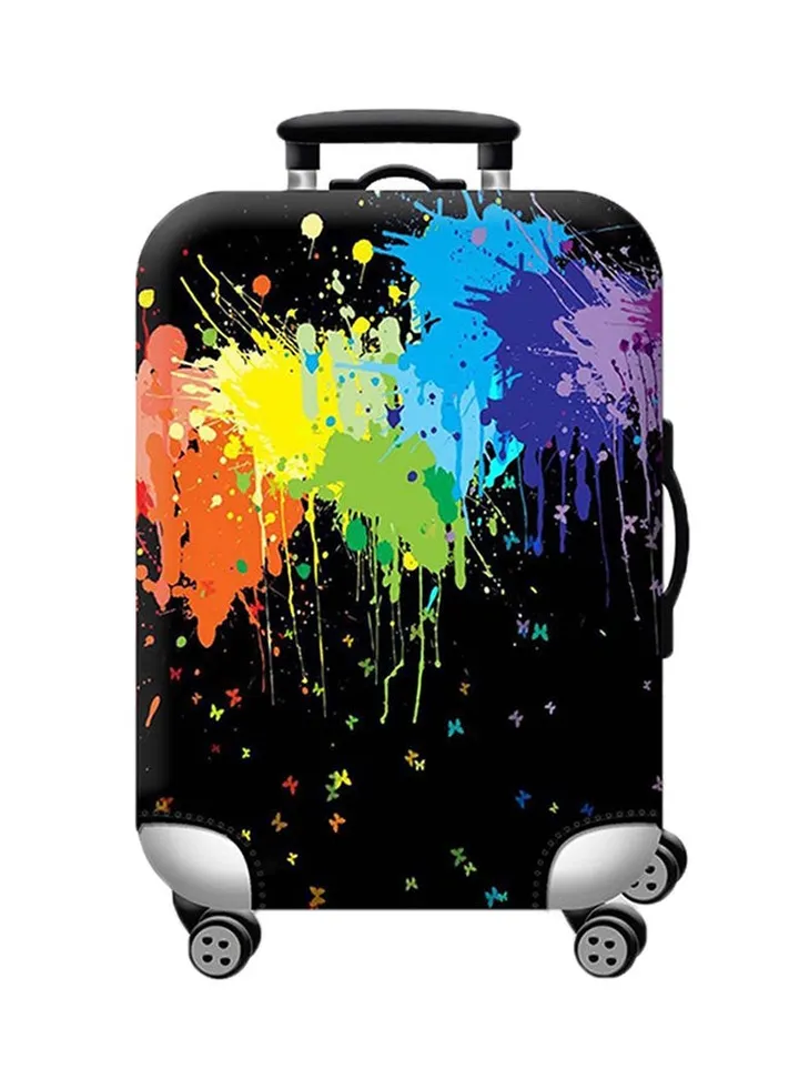 Colorful Butterflies Luggage Cover Multicolour