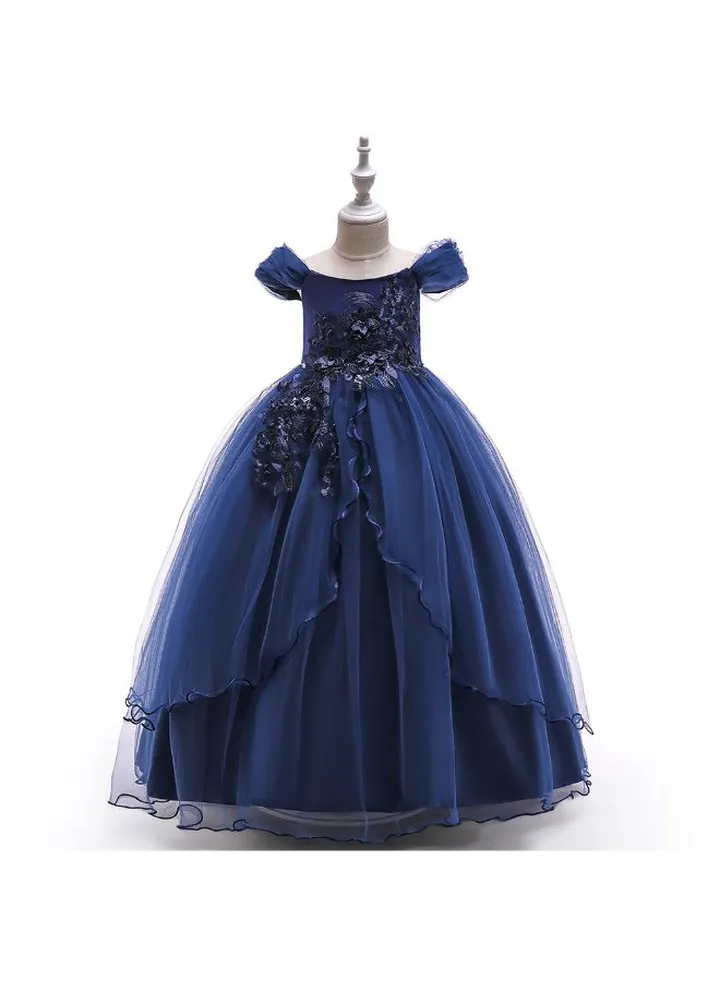 Princess Fluffy Dress Blue