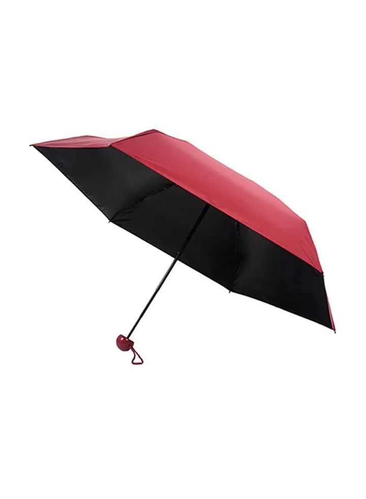5-Folding Ultra Protective Mini Pocket Umbrella Maroon