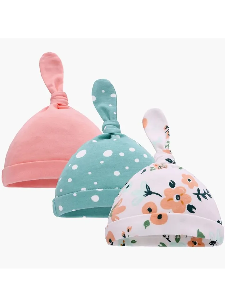 Suitable For 0-1 Year Old Newborn Hat Three-piece Set