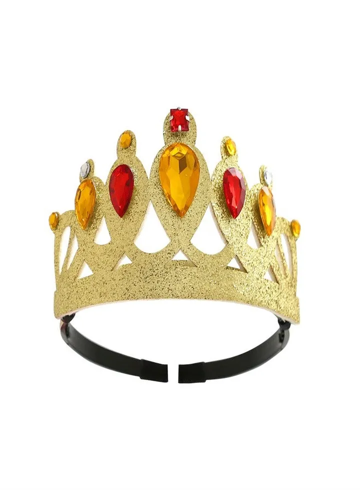 New Birthday Gift Children's Crown Hairband red