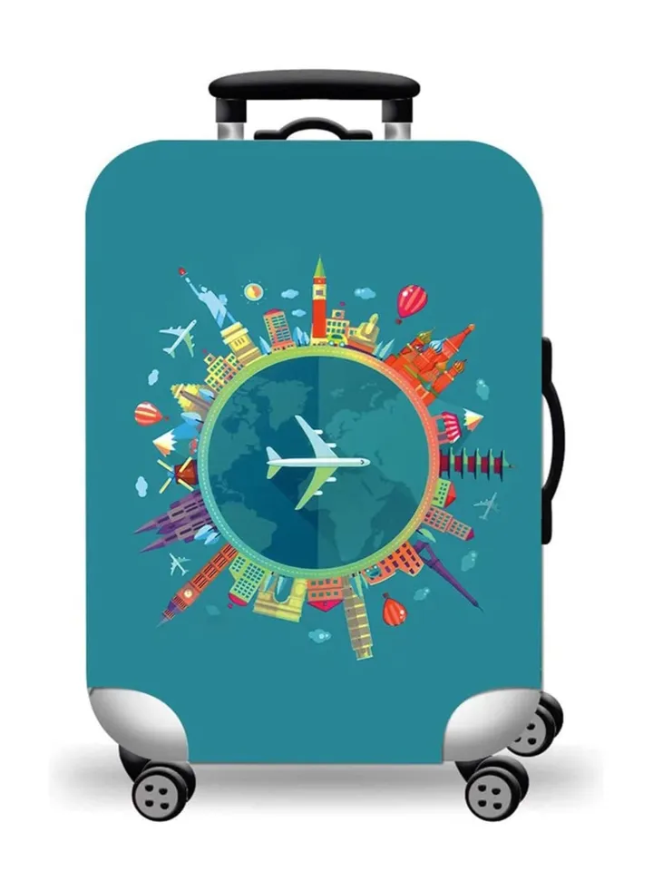 Travel Luggage Cover Suitcase Protector for Wheeled Suitcase,18/24/28/32 Inch Suitcase Spandex Baggage Covers Washable Dustproof Anti-Scratch
