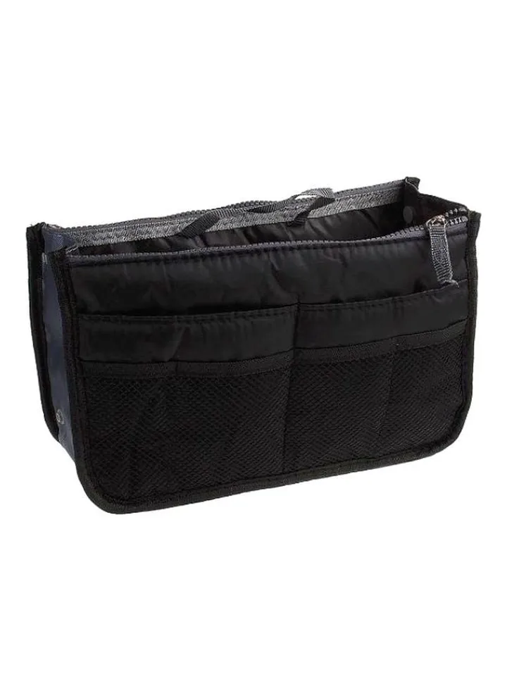 Nylon Bag In Bag Organizer Black/Grey