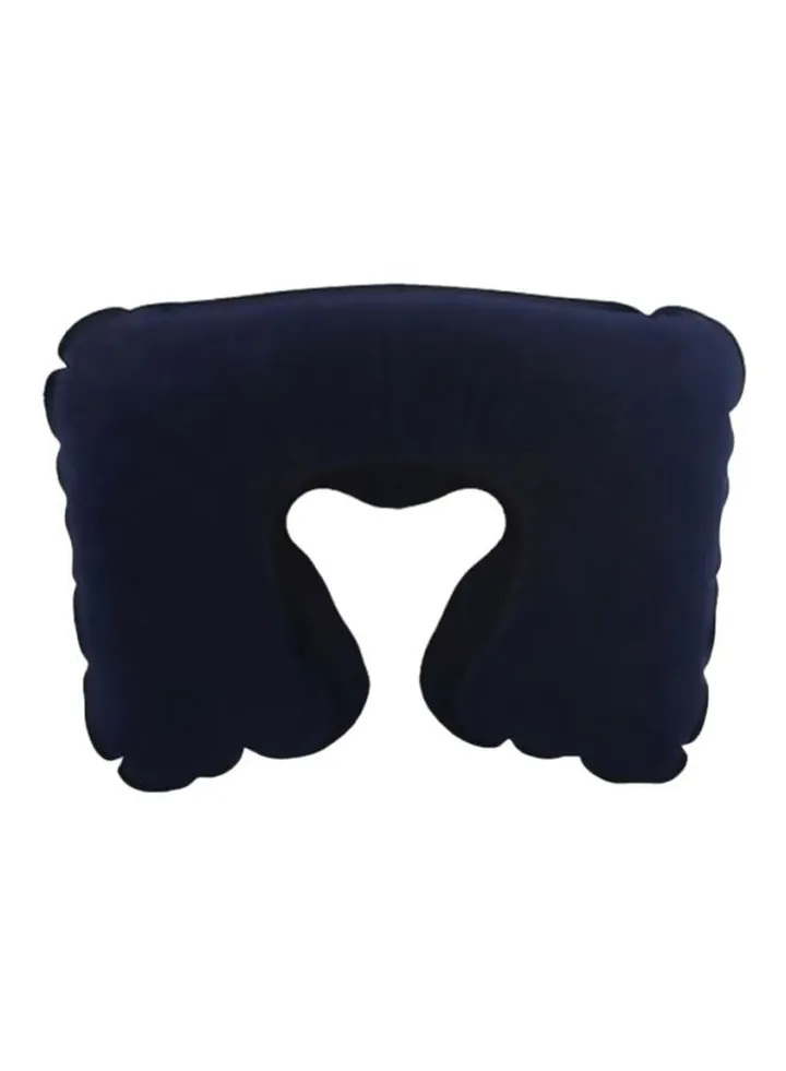 Cotton Neck Pillow Blue Navy Blue/Black