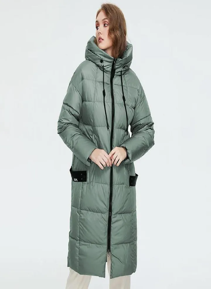 Coat Astrid Thick Slim Wome Long Fashion Casual Hooded Windproof Cotton