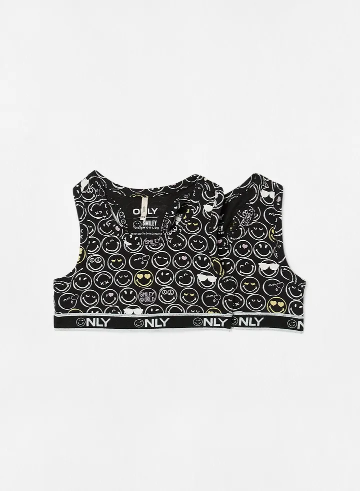 Kids/Teen Sports Top (Pack of 2) Black