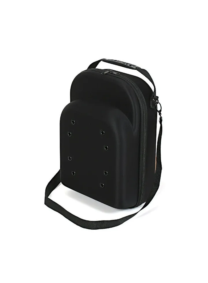 Layhou BLACK Hat Case for Baseball Caps,Hat Carrier Travel Case Ball Cap Carrier Hat Box Organizer Carry On Hat Bag Backpack with Adjustable Shoulder Strap