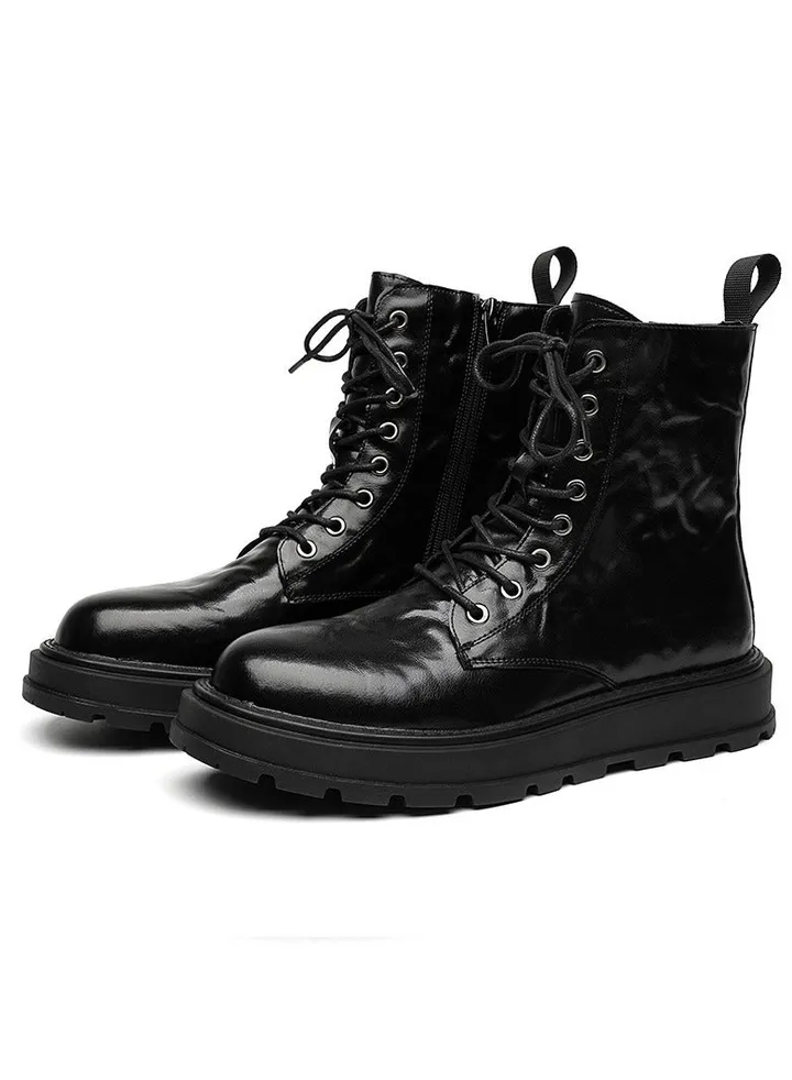 New Youth Fashion Thick Sole High Top Boots