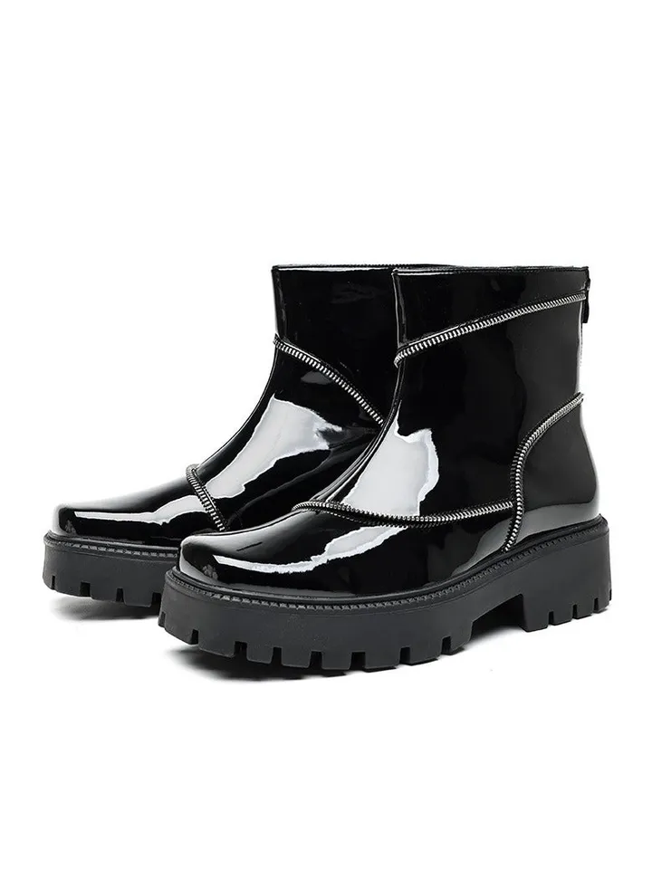 Chelsea Thick Soled High Cut Leather Boots