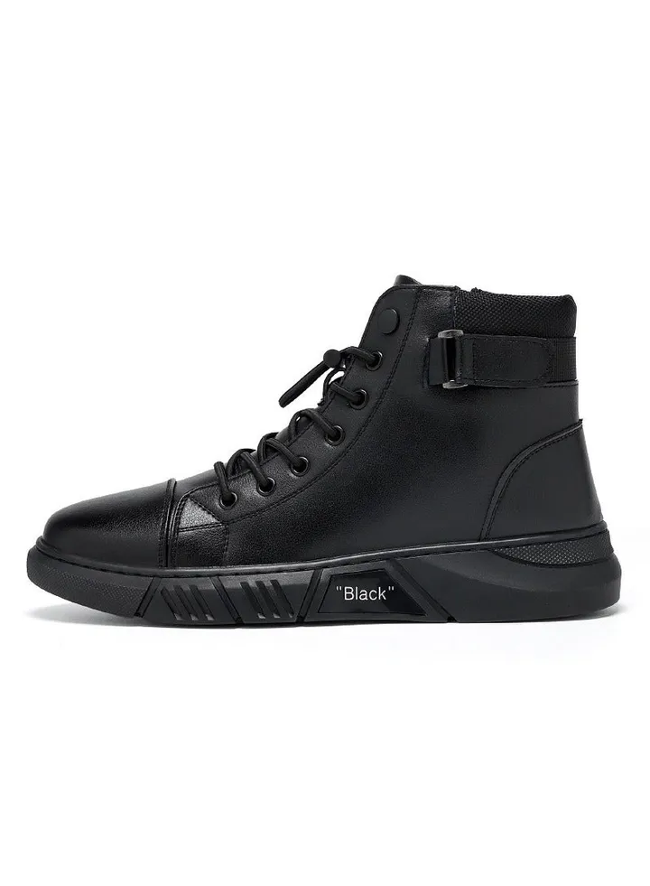New Men's Casual Leather Boots