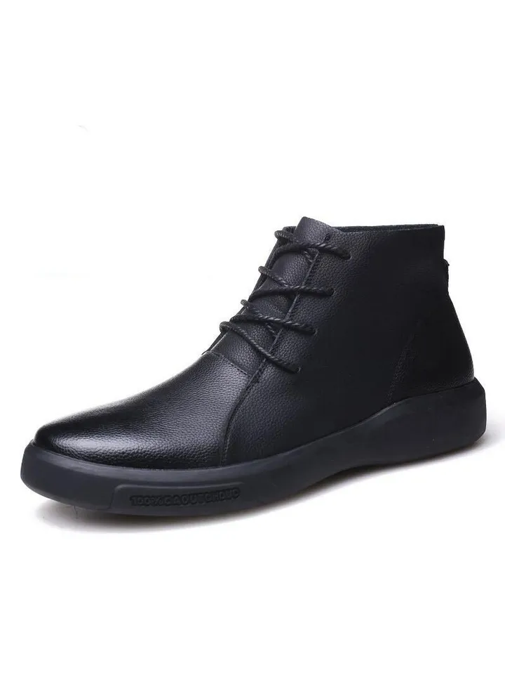 New Men's Casual Leather Boots
