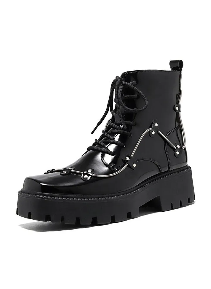 New Youth Fashion Thick Sole High Top Boots