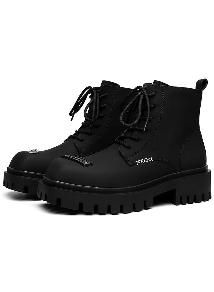 New Youth Fashion Thick Sole High Top Boots