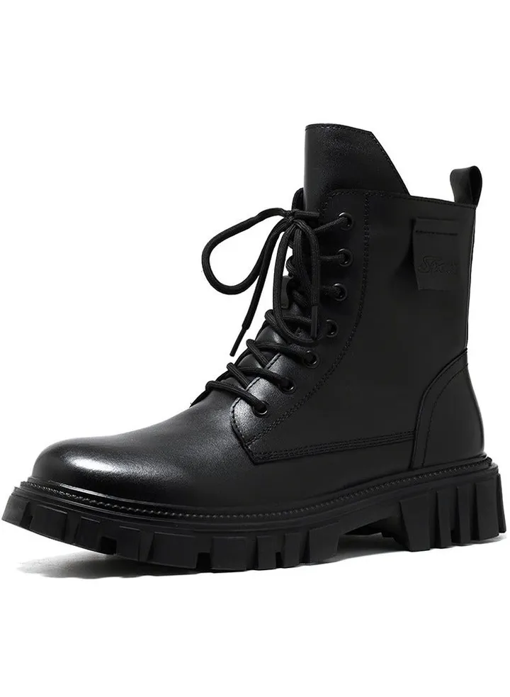 New Thick Sole Elevated Casual Martin Boots