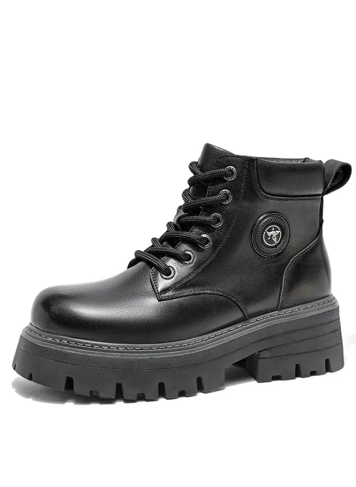 New Youth Fashion Thick Sole High Top Boots