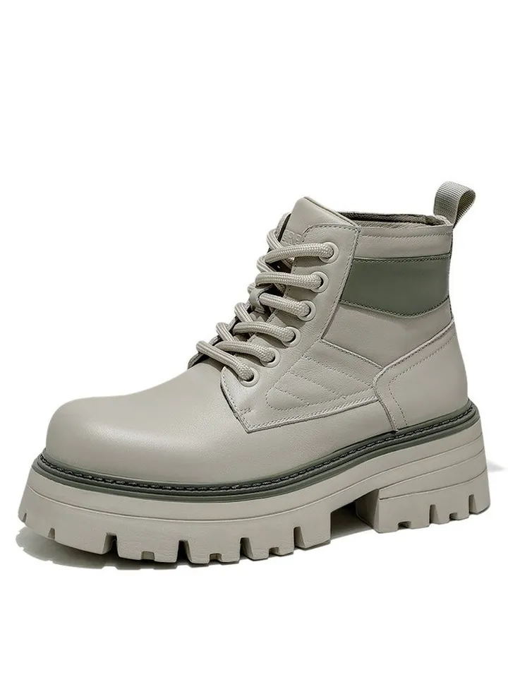 New Youth Fashion Thick Sole High Top Boots
