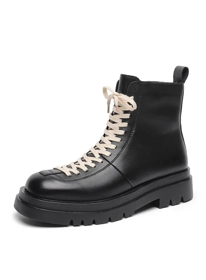 New Youth Fashion Thick Sole High Top Boots