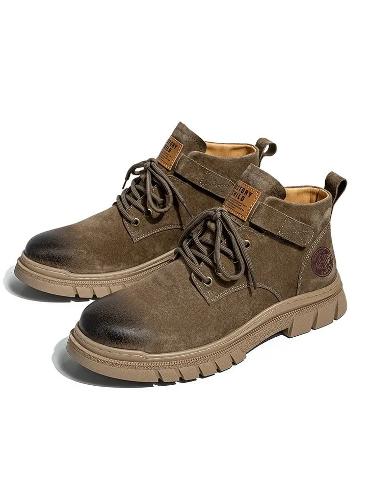 New Retro Thick Soled High Top Boots