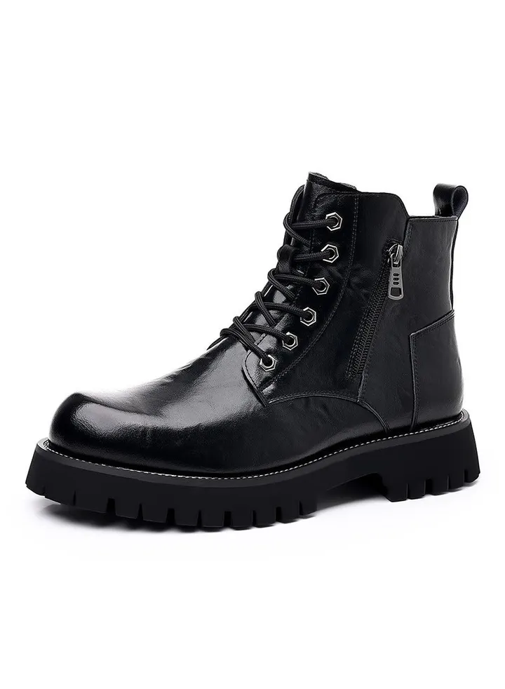 New Men's Casual Leather Boots