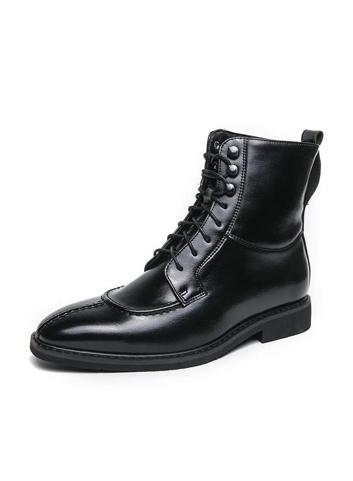 New Men's Casual Leather Boots
