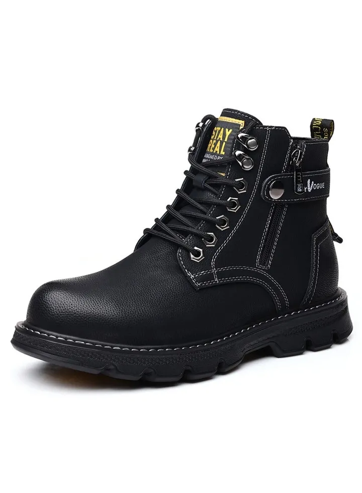 New Men's Casual Leather Boots
