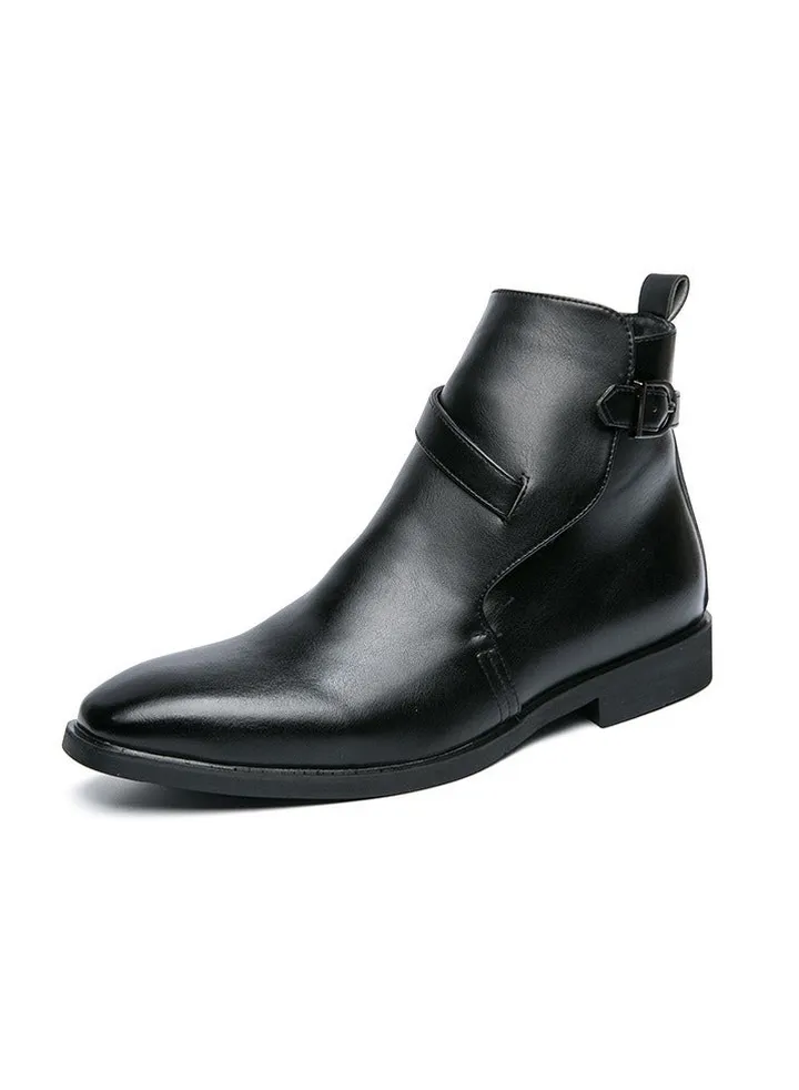 New Men's Casual Leather Boots