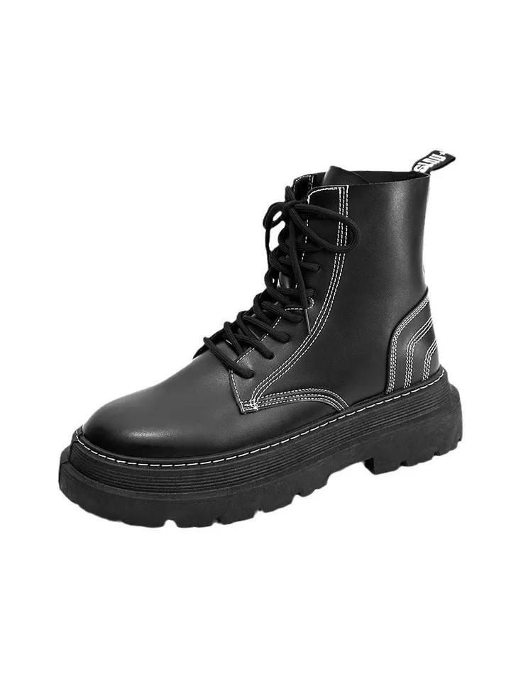New Men's Casual Leather Boots