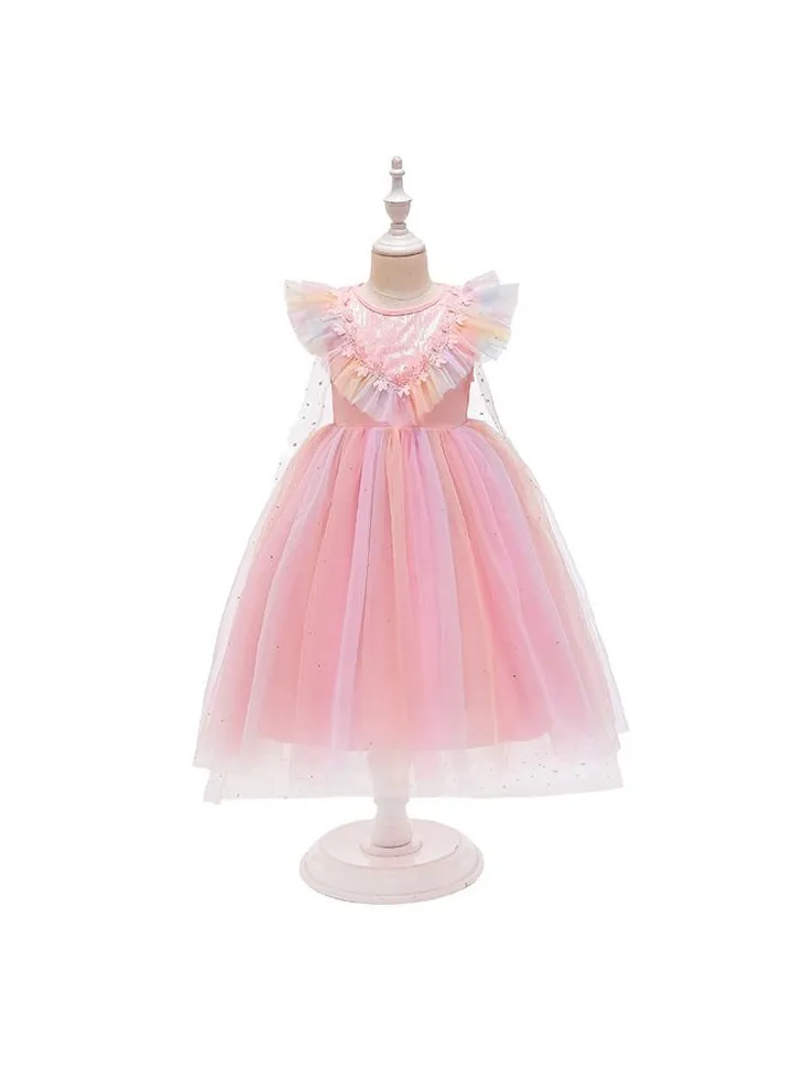 Princess Dress up Costume for Girls Kids Costumes Children Party Birthday Fancy Gown Toddler Baby Girl Summer Clothes Dresses