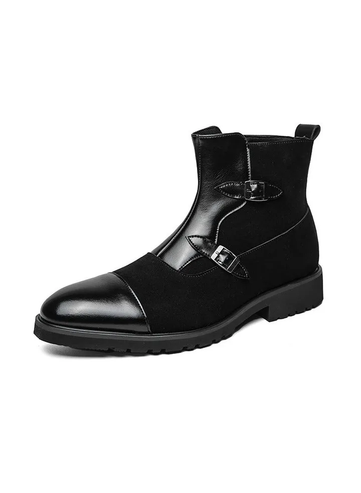 New Men's Casual Leather Boots