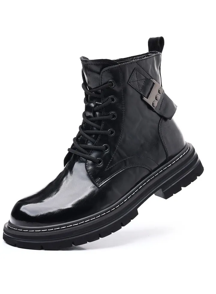 New Men's Casual Leather Boots