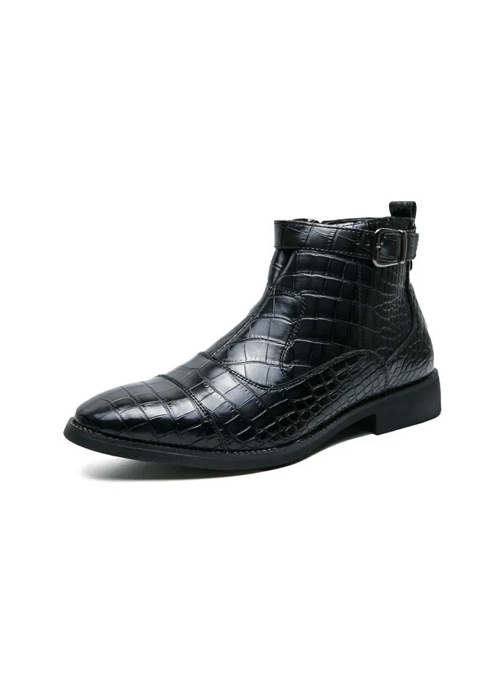 New Men's Casual Leather Boots