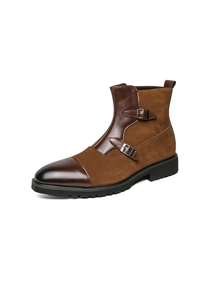 New Men's Casual Leather Boots