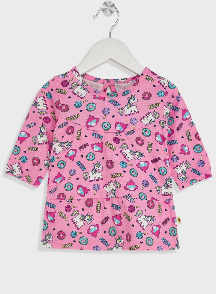 Kids Frill Hem Dress