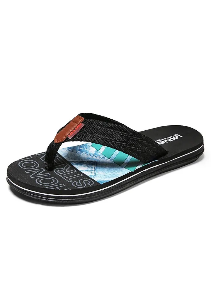New Fashionable Herringbone Beach Slippers