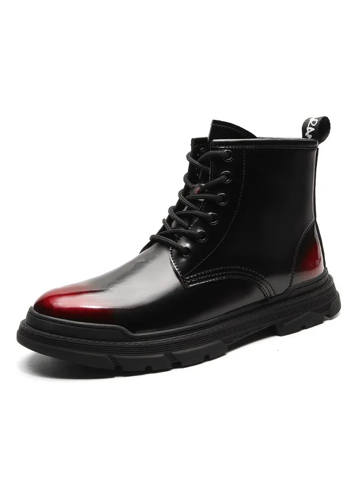 New Men's Casual Leather Boots
