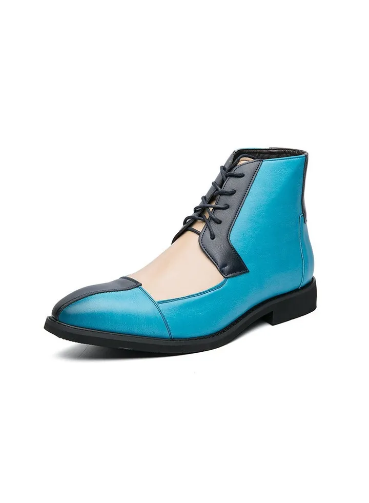 New Men's Casual Leather Boots