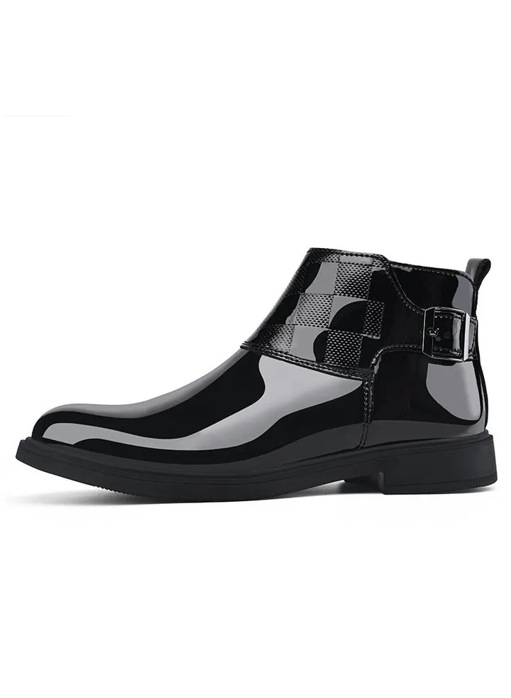 New Men's Casual Leather Boots