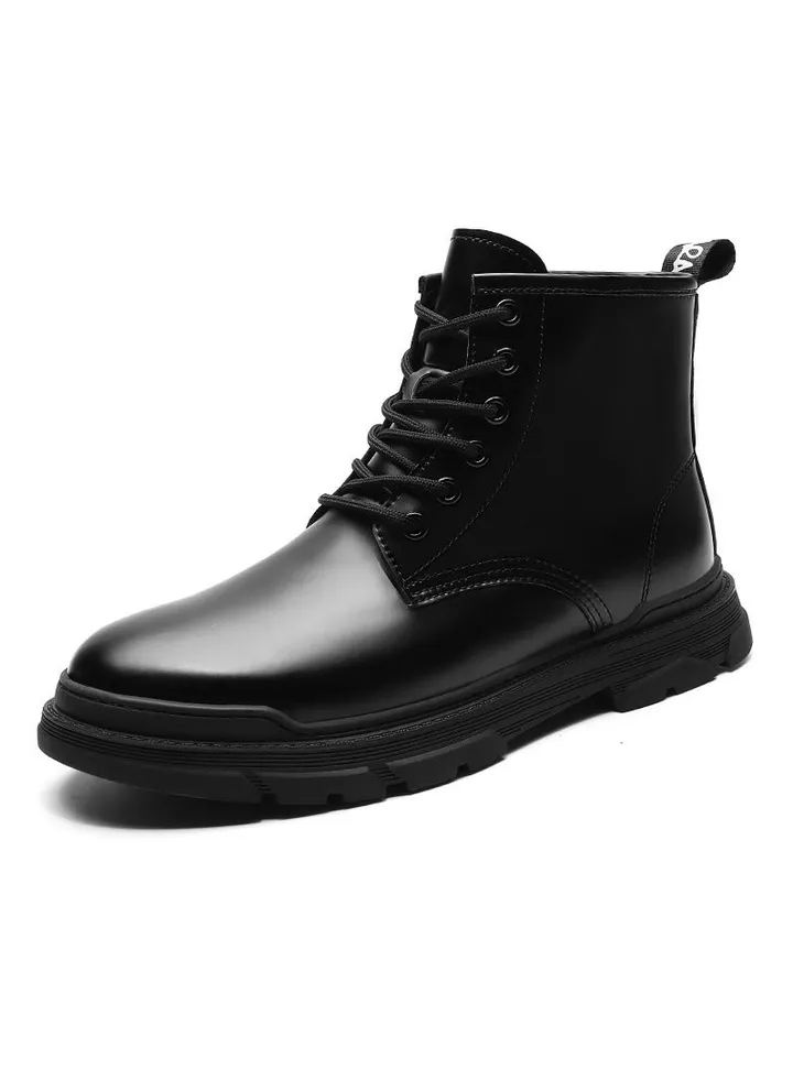 New Men's Casual Leather Boots