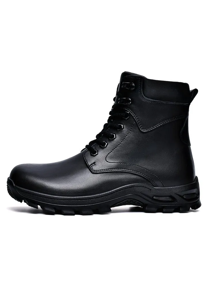 New Men's Casual Leather Boots