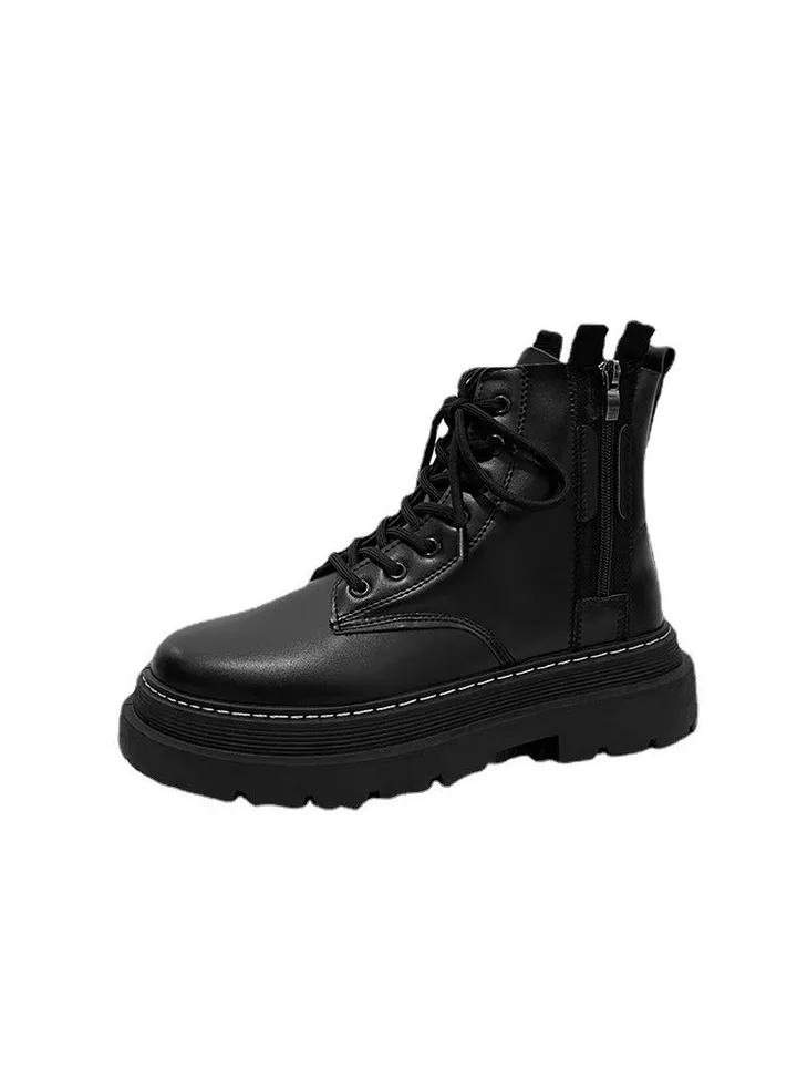 New Men's Casual Leather Boots