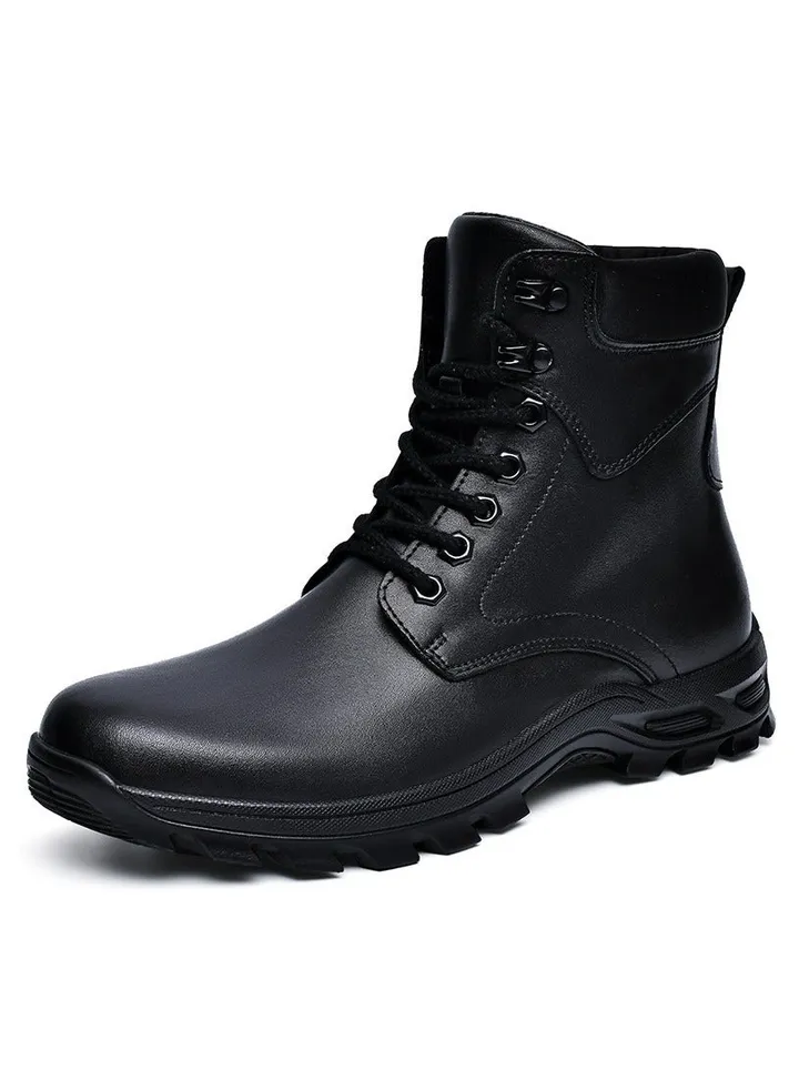 New Men's Casual Leather Boots