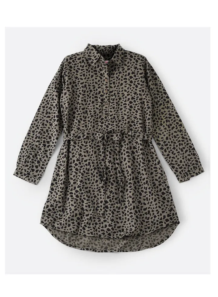 Aop woven dress