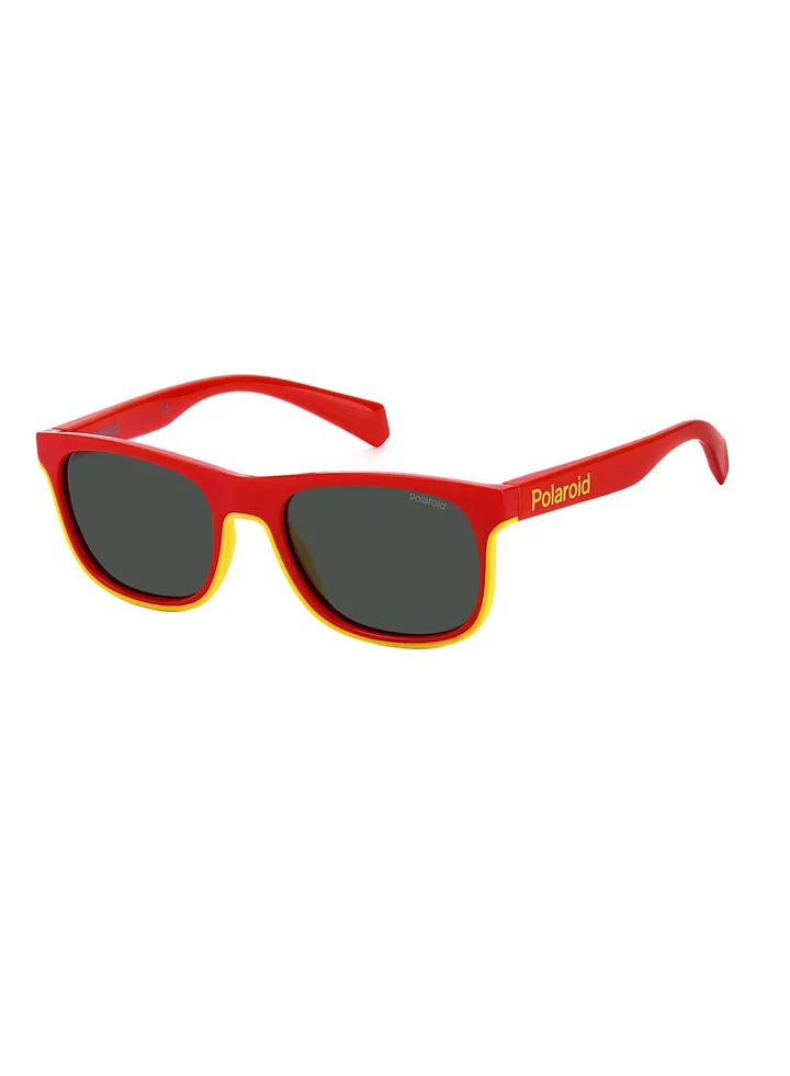 Square Sunglasses Pld 8041/S Red Ylw 47