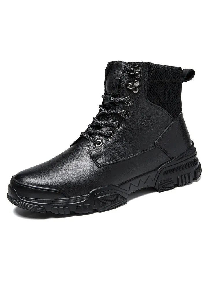 New Men's Casual Leather Boots
