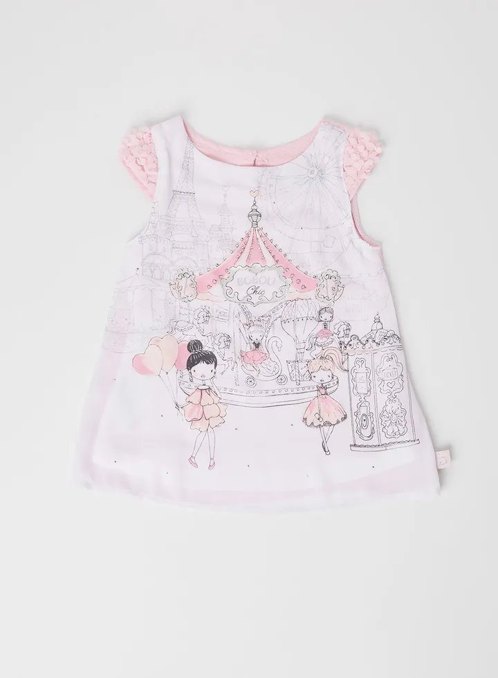 Baby Front Graphic Dress rouse