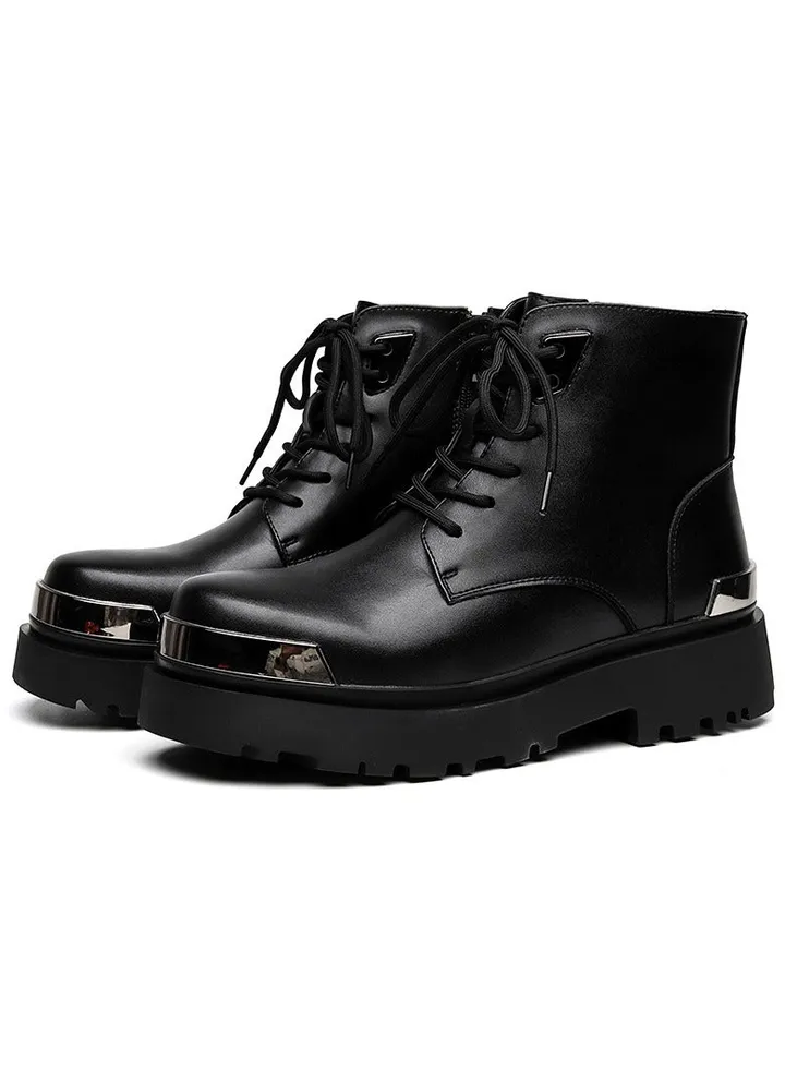 New Youth Fashion Thick Sole High Top Boots